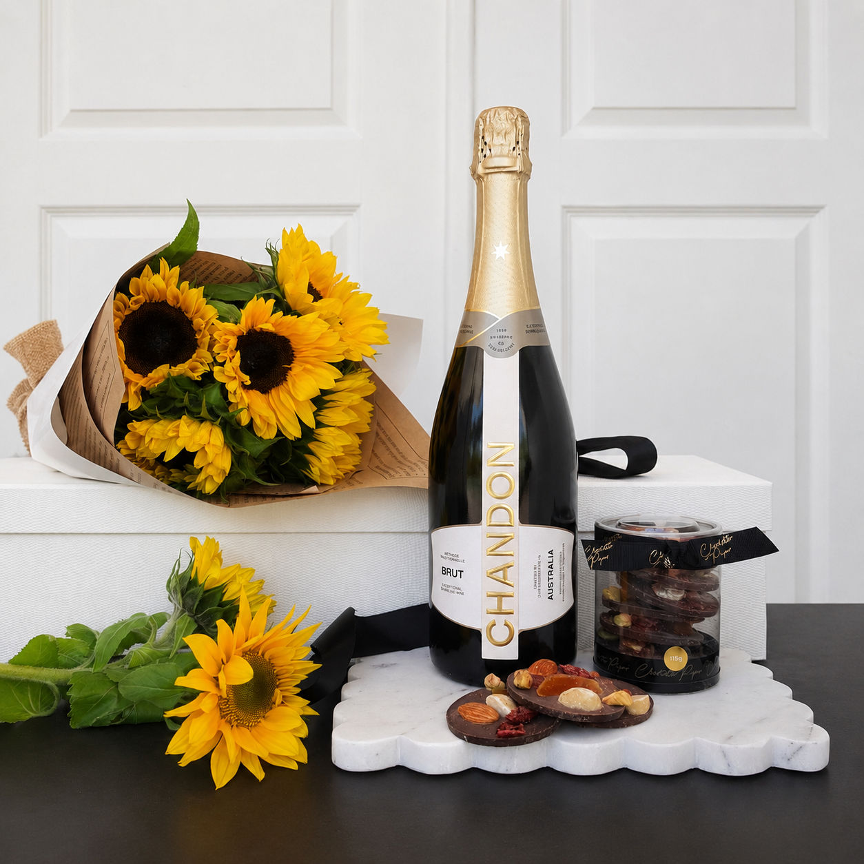 Sunflower & Chandon Gift Box