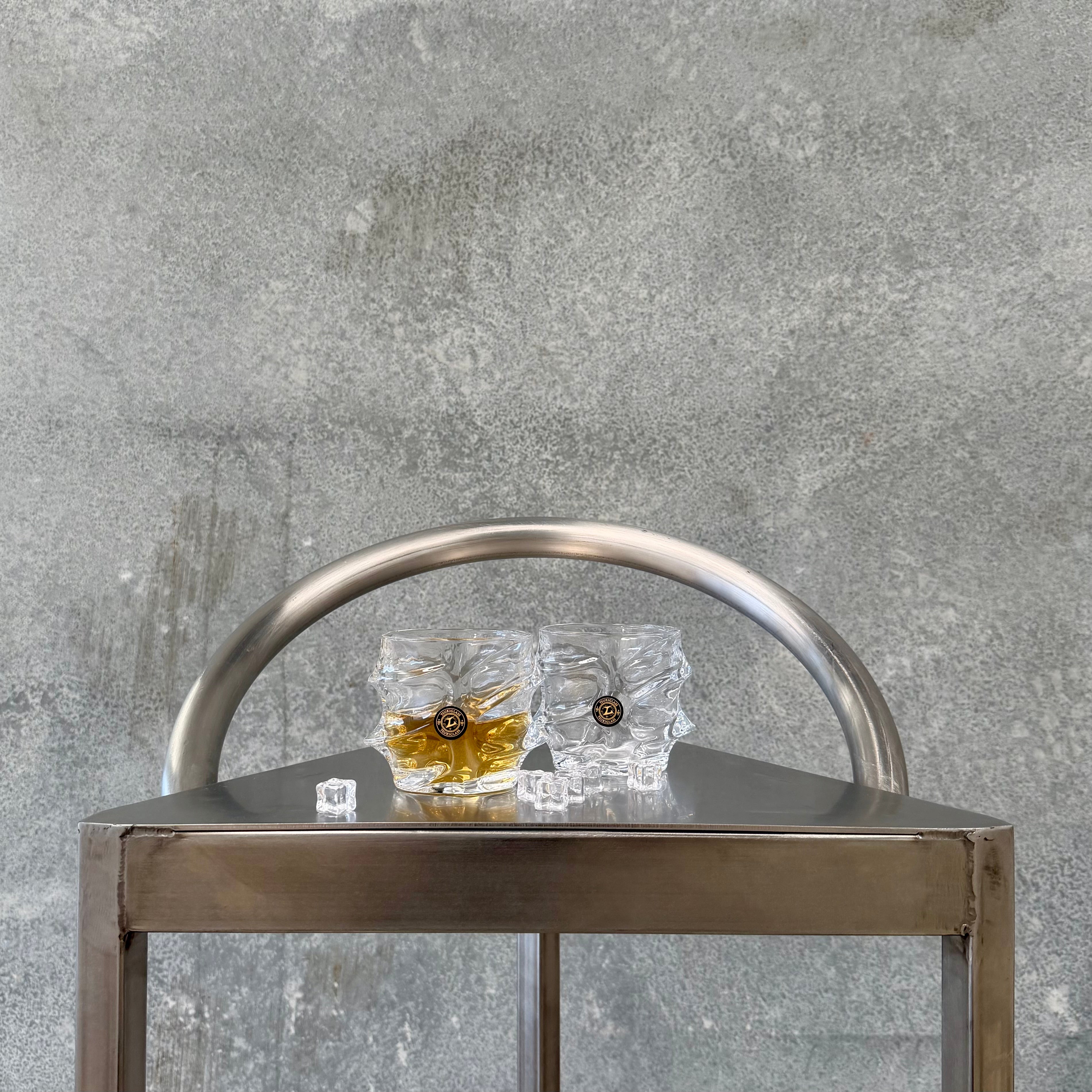 Johnnie Walker Whisky Gift Hamper with Japanese Crystal Glasses