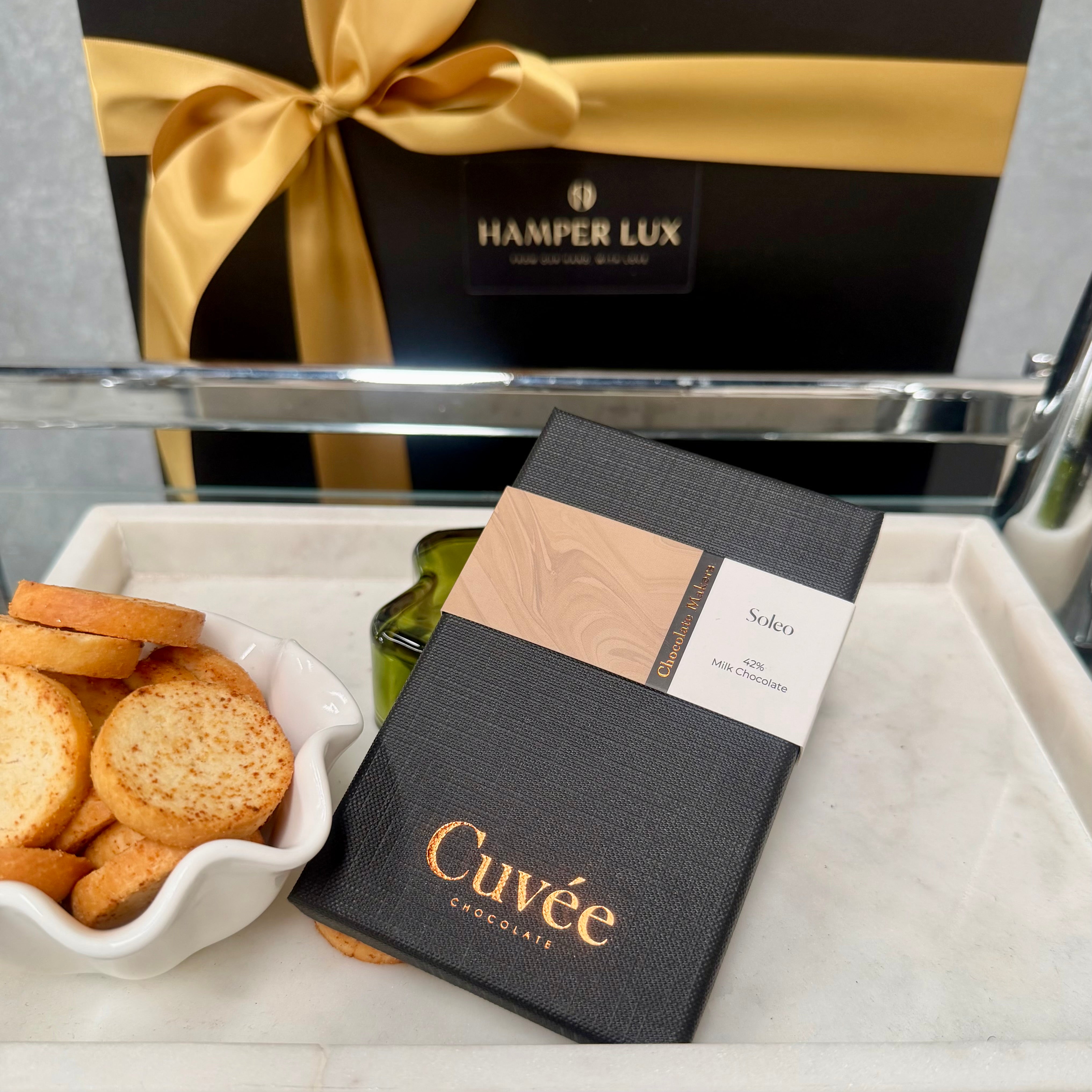 Mini Moët & Gourmet Nibbles Hamper