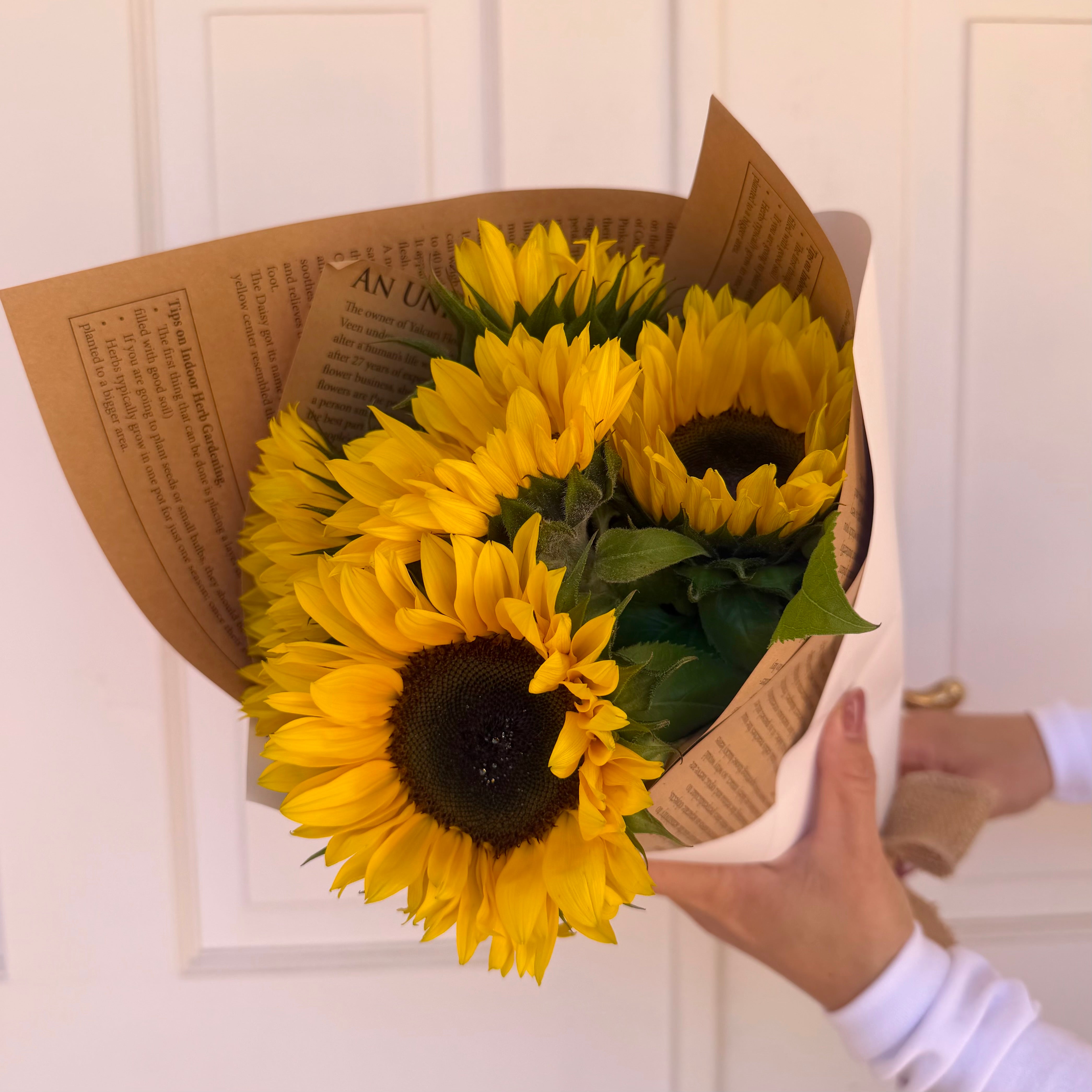 Sunflower Candle Gift Box