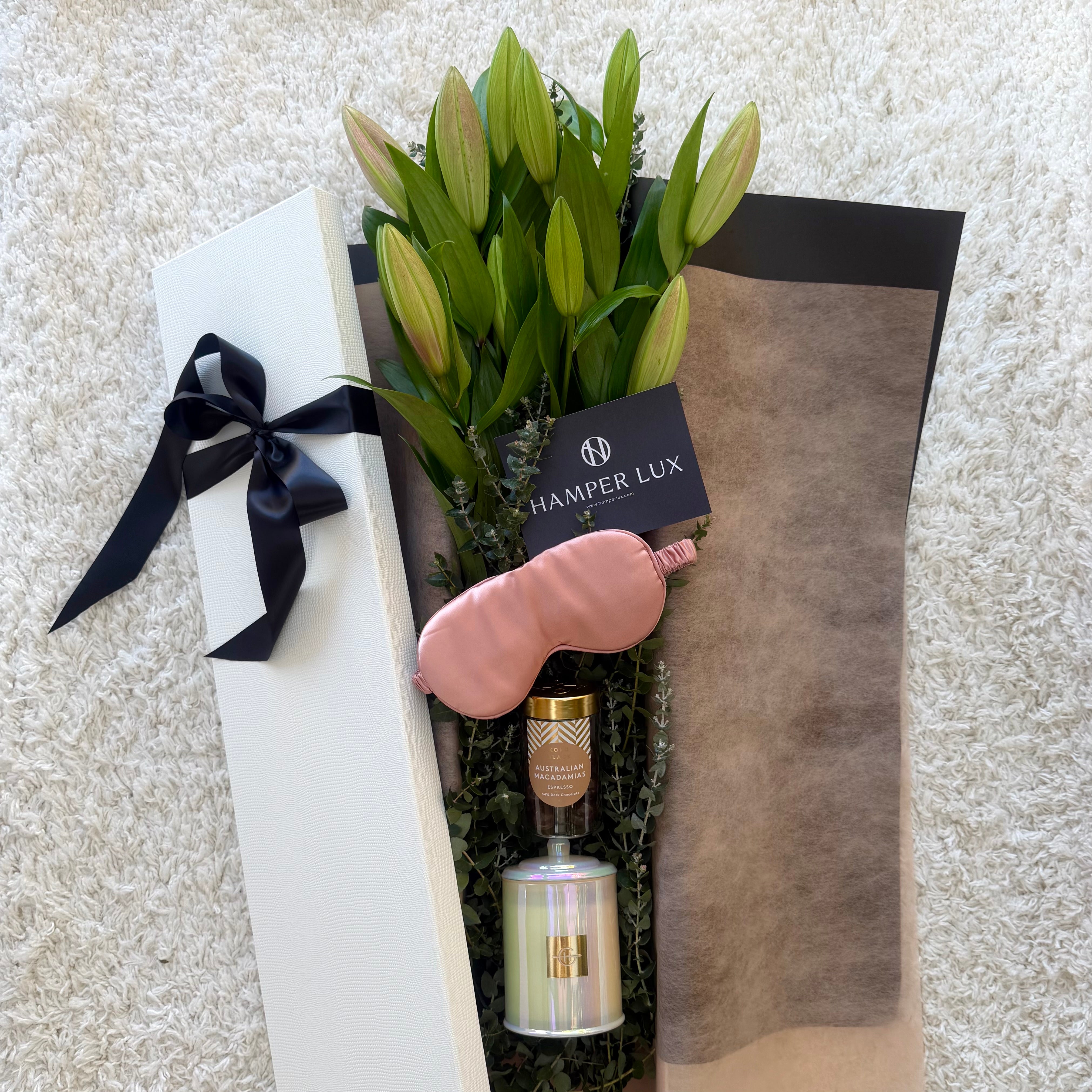 Pink Oriental Lily Hamper