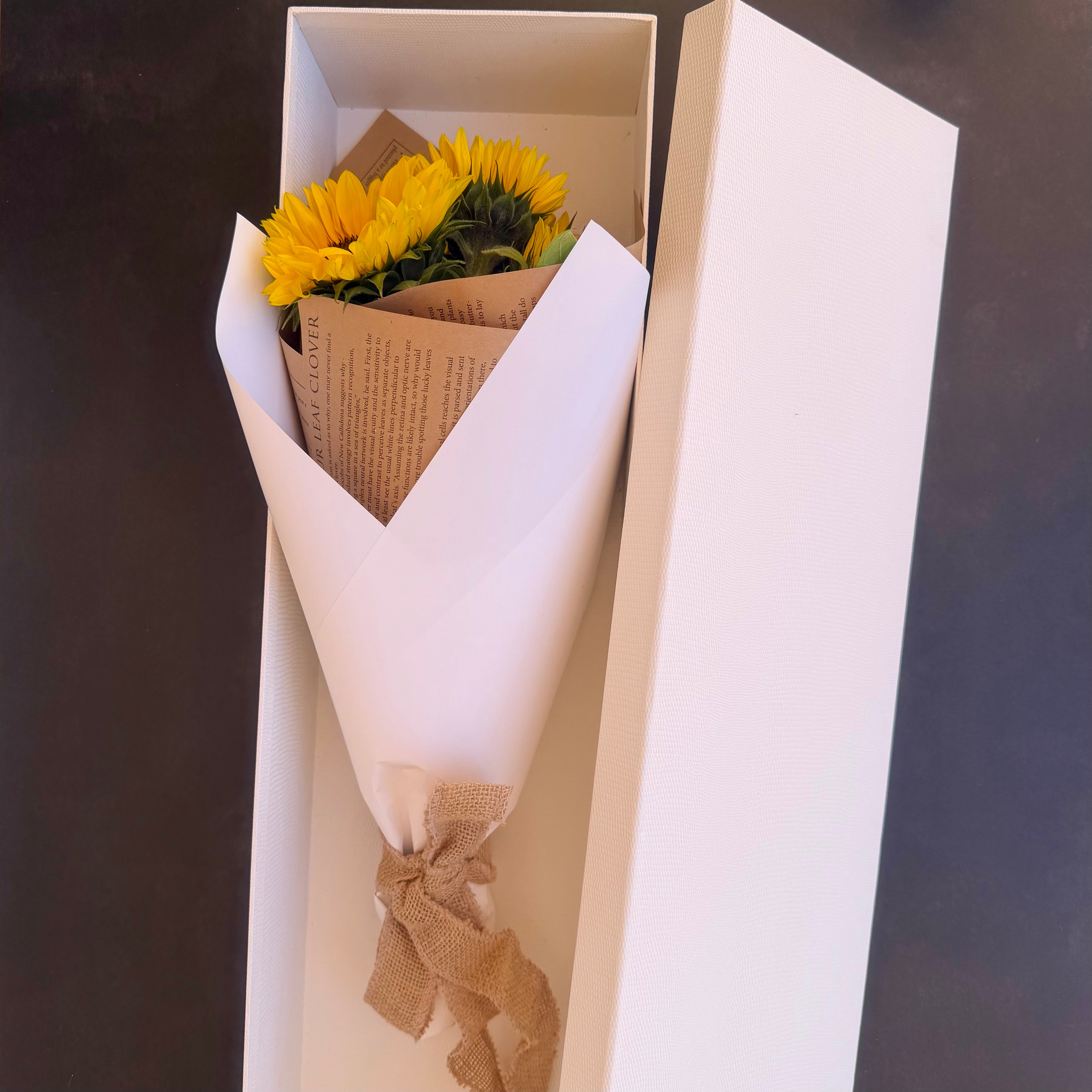 Sunflower Candle Gift Box