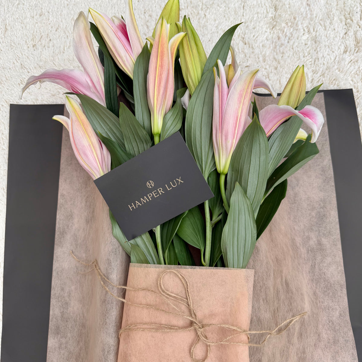 Oriental Lilies & Moët Chandon Hamper